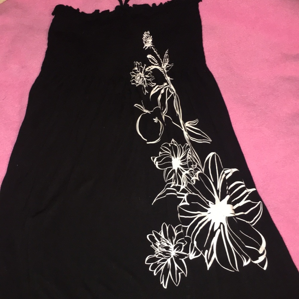 Black beach coverup